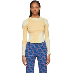 Eckhaus Latta Surface Paneled Long Sleeve Top